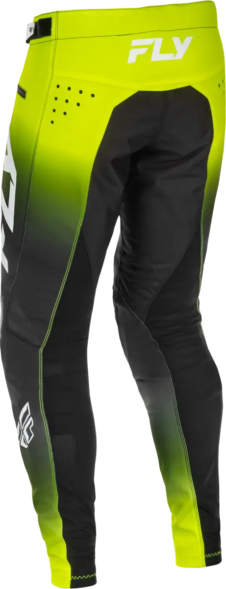 Youth Rayce Bicycle Pants Lime/Black/White Sz 20 - FLY RACING