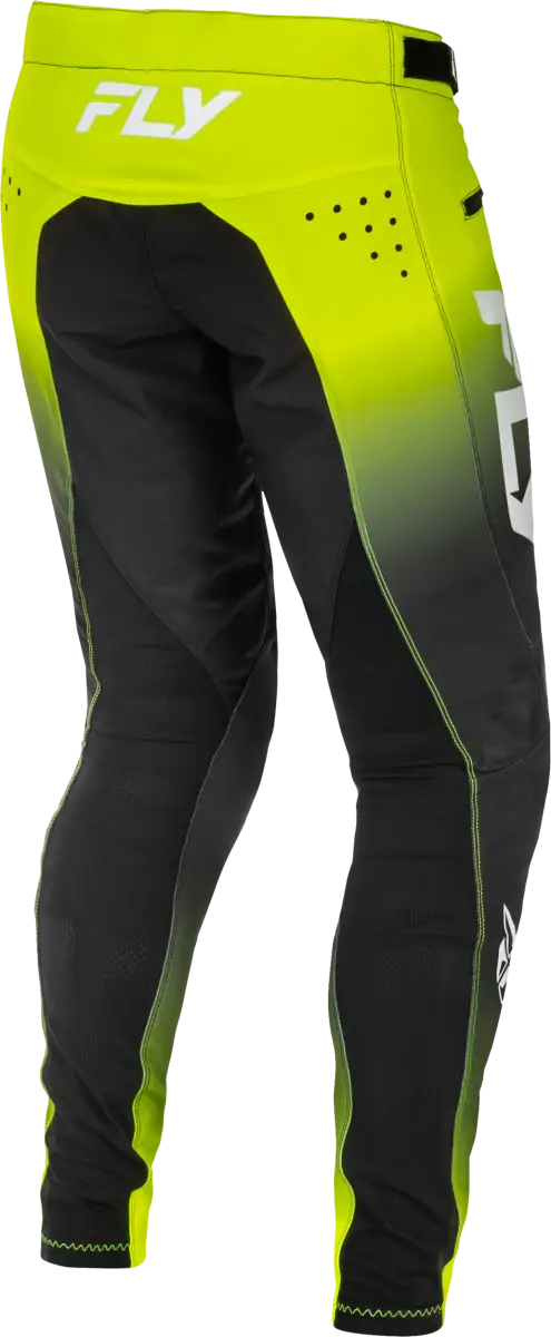 Youth Rayce Bicycle Pants Lime/Black/White Sz 20 - FLY RACING