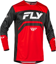 Youth Rayce Bicycle Jersey Red/Black/White Yxl - FLY RACING