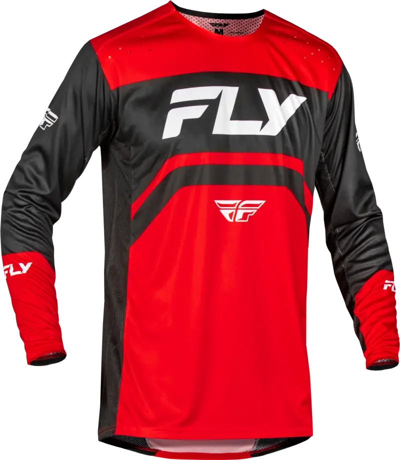 Youth Rayce Bicycle Jersey Red/Black/White Yxl - FLY RACING