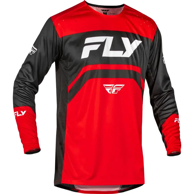 Youth Rayce Bicycle Jersey Red/Black/White Yxl - FLY RACING