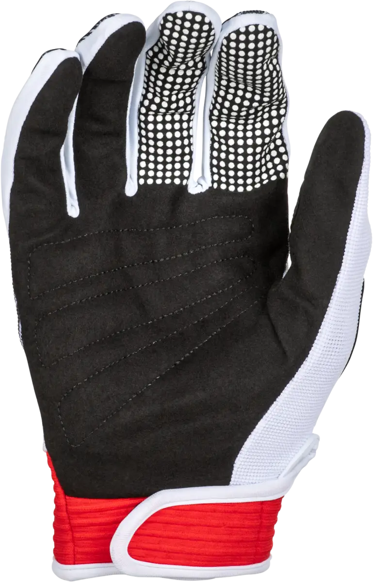 Youth F 16 Gloves Black/Red/White Yxs - FLY RACING