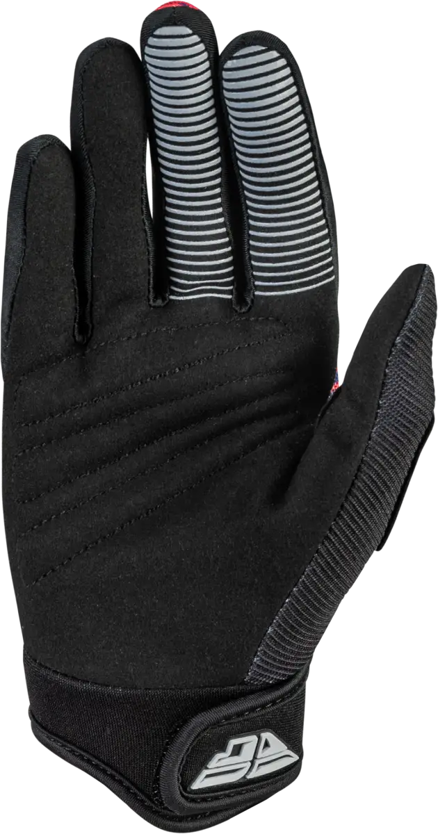 Youth F 16 Gloves Black/Red/Purple Y2xs - FLY RACING