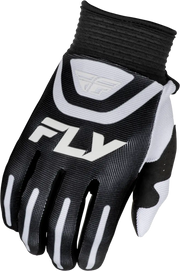 Youth F 16 Gloves Black/White Ym - FLY RACING