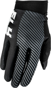 Youth F 16 Gloves Black/White Yxs - FLY RACING