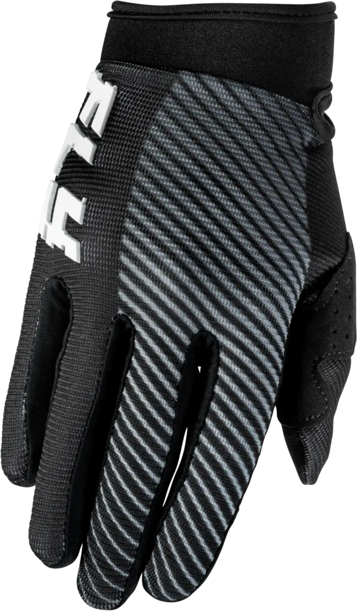 Youth F 16 Gloves Black/White Yxs - FLY RACING