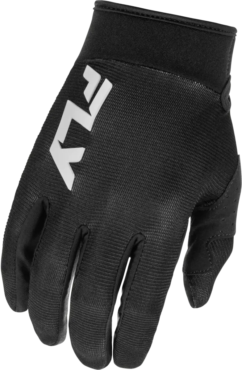 Youth F 16 Gloves Black/White Ys - FLY RACING