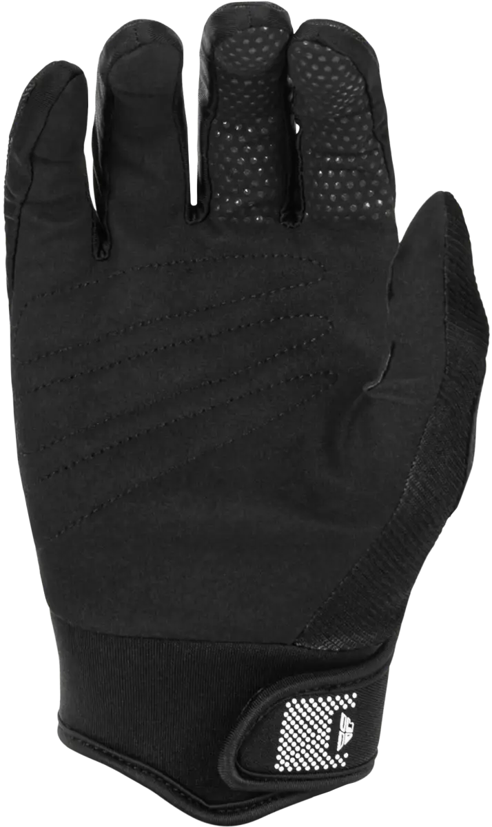Youth F 16 Gloves Black/White Ys - FLY RACING