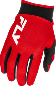 Youth F 16 Gloves Red/Black/White Ym - FLY RACING
