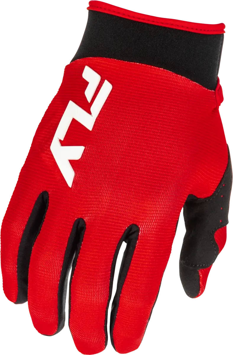 Youth F 16 Gloves Red/Black/White Ym - FLY RACING