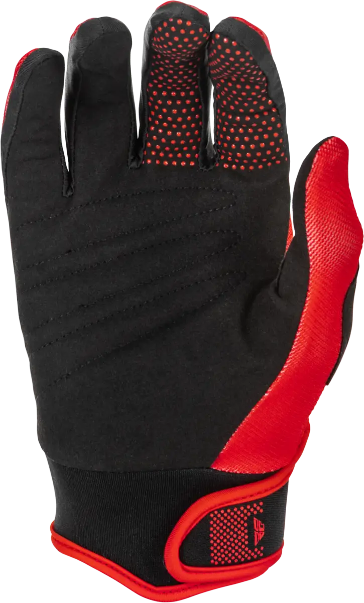 Youth F 16 Gloves Red/Black/White Yxs - FLY RACING