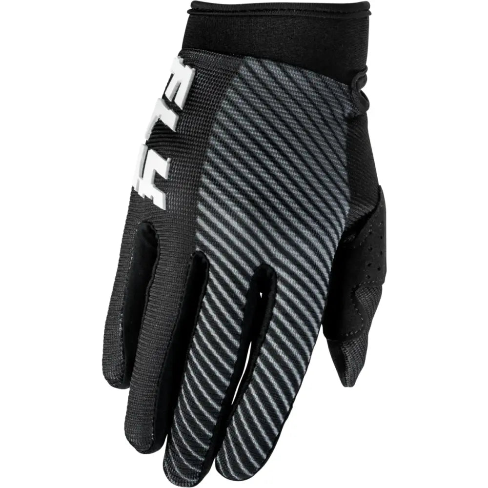 Youth F 16 Gloves Black/White Ym - FLY RACING