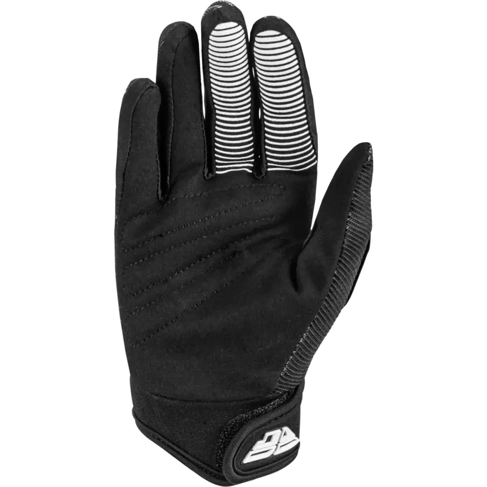 Youth F 16 Gloves Black/White Y3xs - FLY RACING
