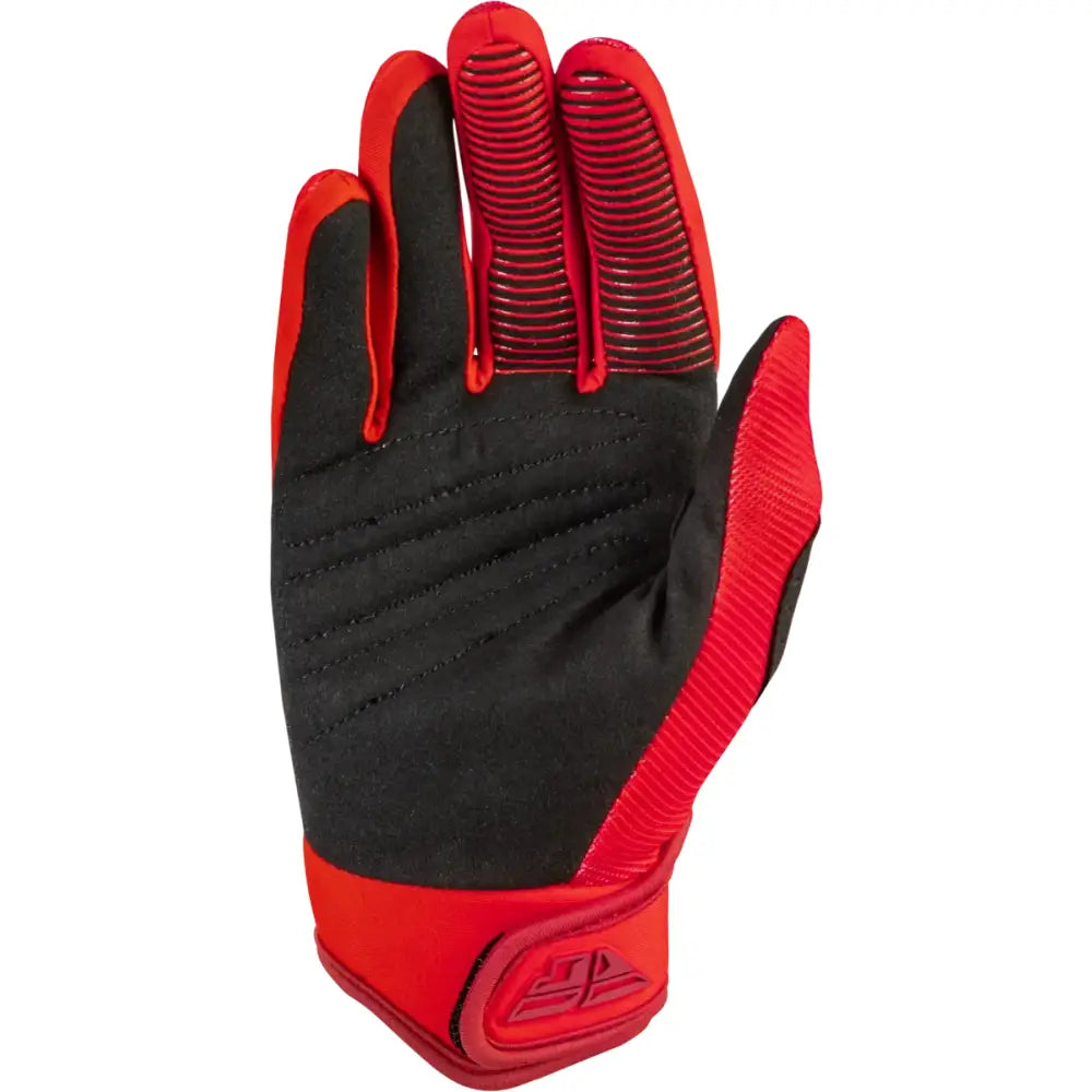 Youth F 16 Gloves Red Yxs - FLY RACING