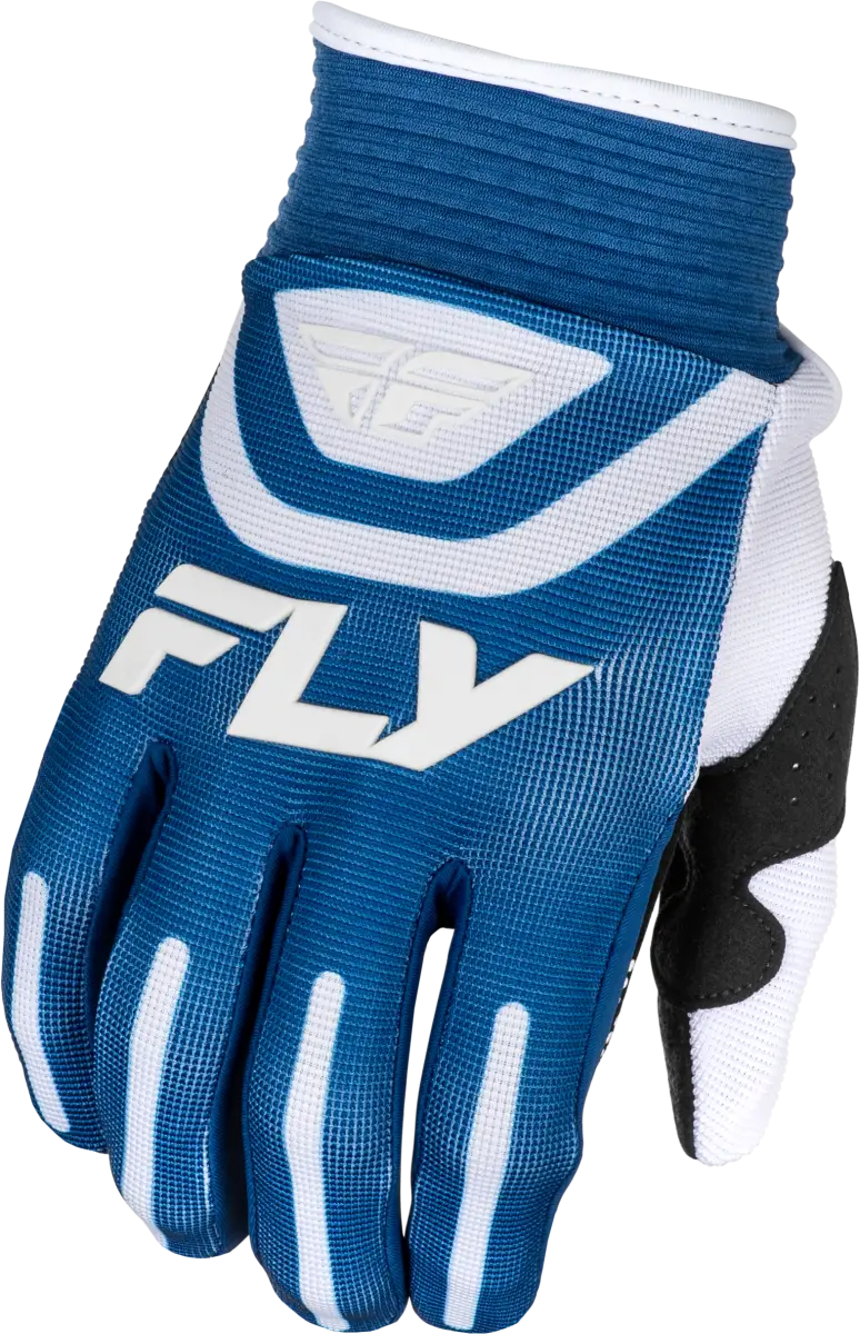 Youth F 16 Gloves Dark Blue/White Ym - FLY RACING