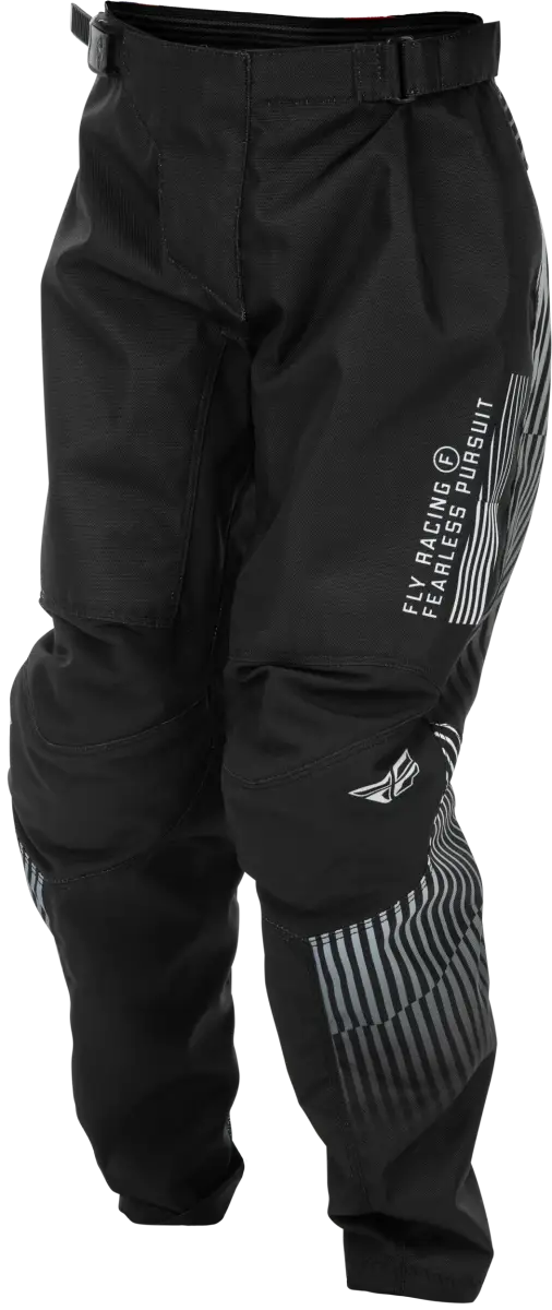 Youth F 16 Pants Black/White Sz 24 - FLY RACING