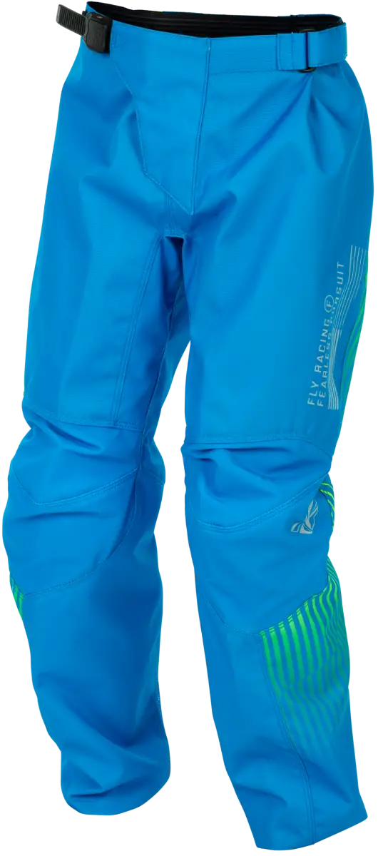 Youth F 16 Pants Blue/Hi Vis Sz 24 - FLY RACING