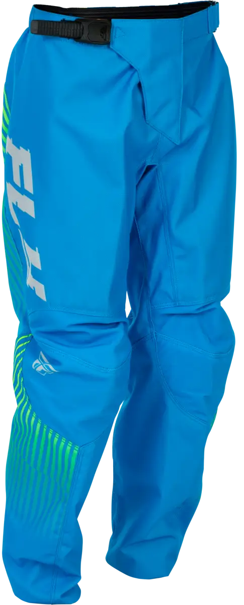 Youth F 16 Pants Blue/Hi Vis Sz 24 - FLY RACING