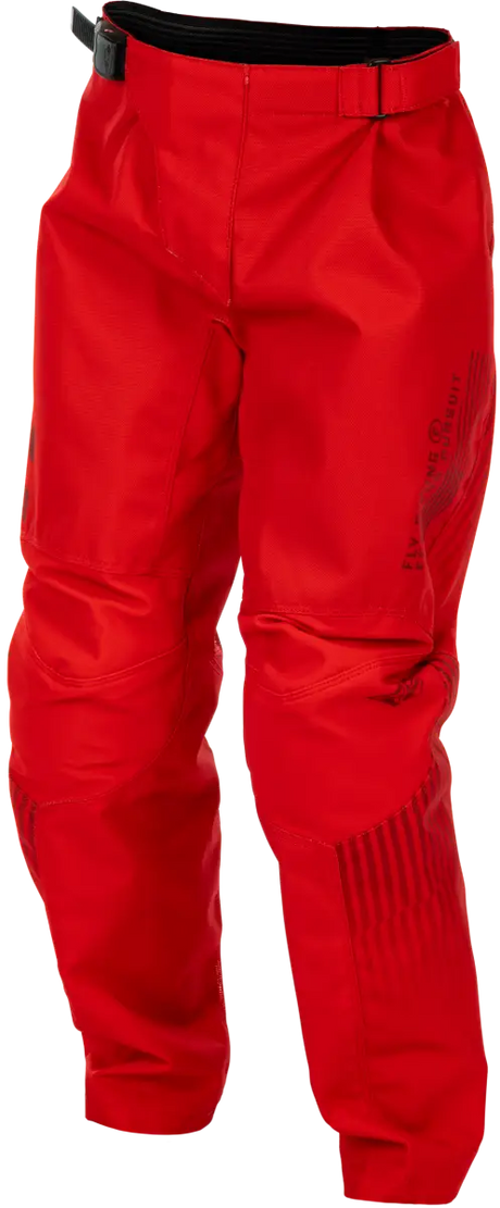 Youth F 16 Pants Red Sz 18 - FLY RACING