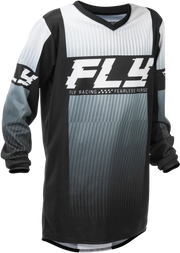 Youth F 16 Jersey Black/White Yl - FLY RACING