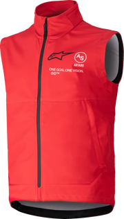 Youth Techstar Softshell Vest Bright Red Xl - ALPINESTARS