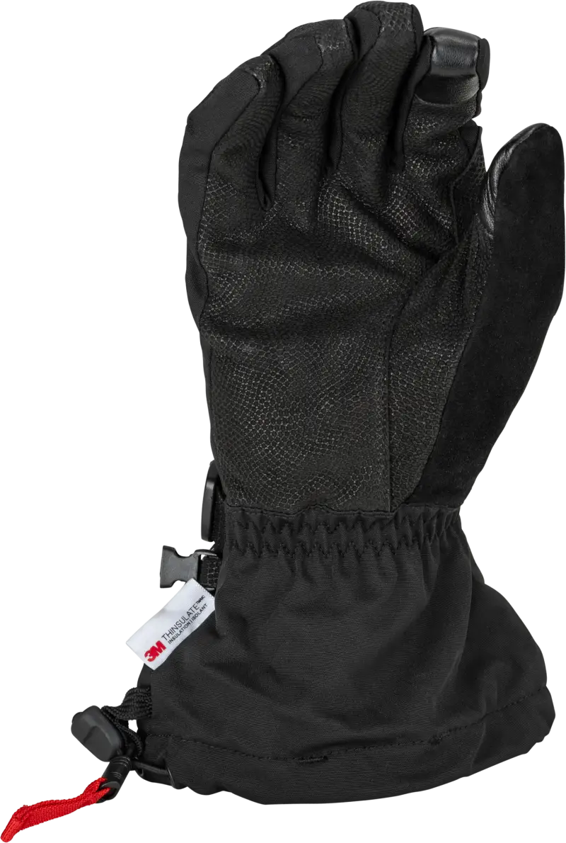 Youth Title Heated Gauntlet Black Yl - Powersports