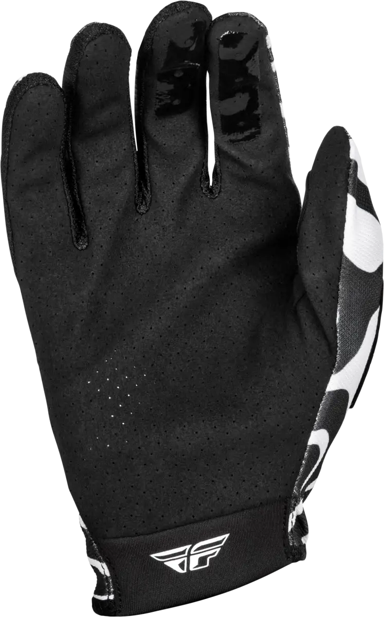 Youth Lite Abyss Gloves White/Black Yl - FLY RACING
