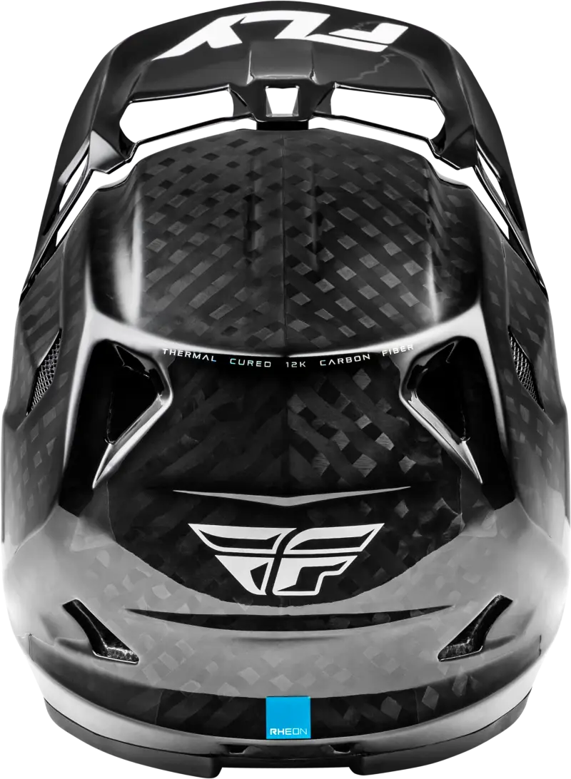 Yth Werx R Carbon Hlmt Black Carbon Yl - FLY RACING