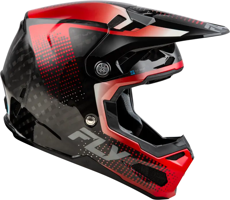 Yth Formula S Carbon Protocol Helmet Black Carbon/Red Yl