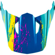 Yth Kinetic Drip Helmet Visor Turquoise/Pink/Yellow Ys Yl