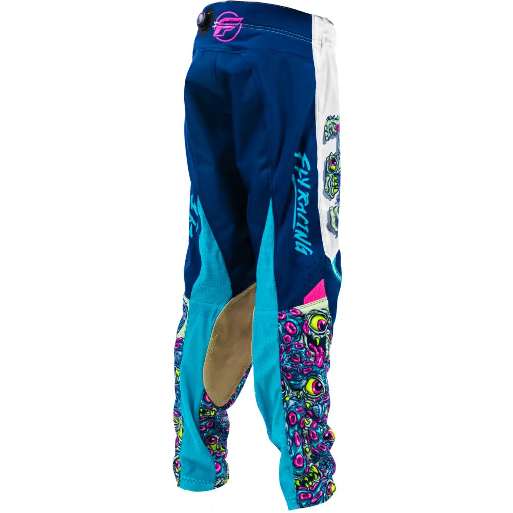 Yth Kinetic Mutant Mesh Pants White/Blue/Multi Sz 22