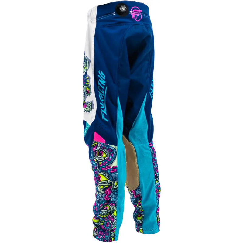 Yth Kinetic Mutant Mesh Pants White/Blue/Multi Sz 22