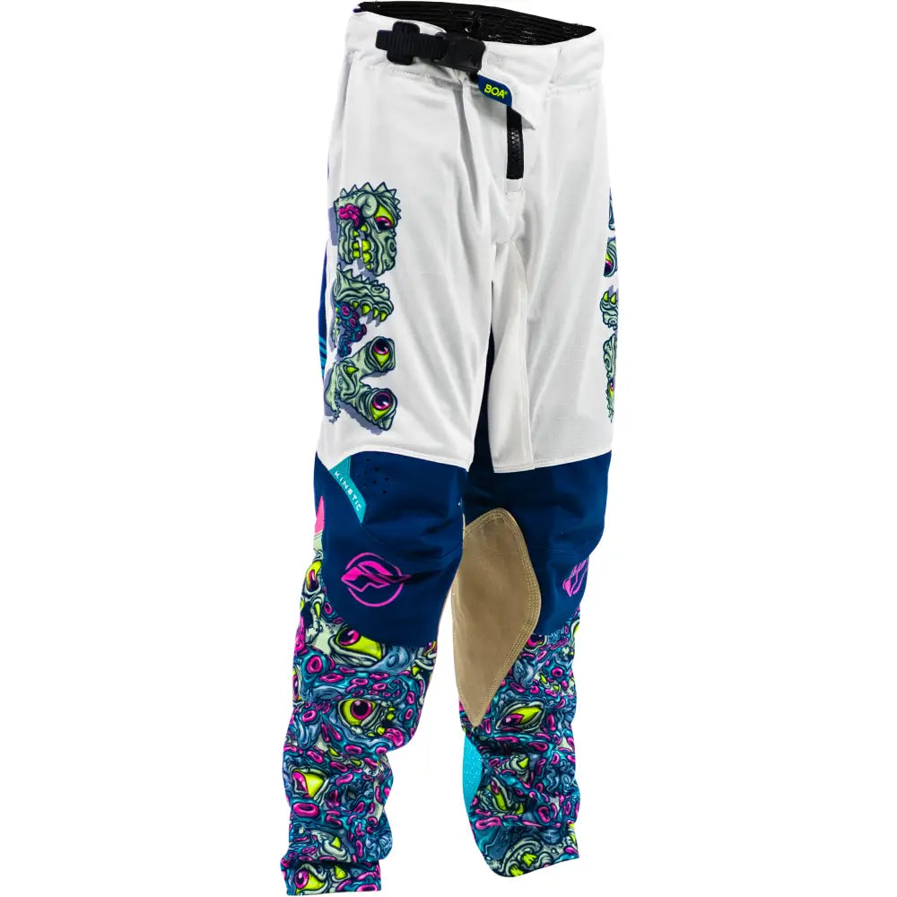 Yth Kinetic Mutant Mesh Pants White/Blue/Multi Sz 22