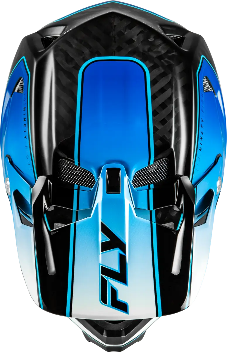 Yth Werx R Flow Carbon Hlmt Black Carbon/Blue/White Yl