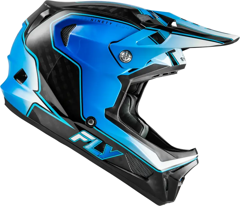 Yth Werx R Flow Carbon Hlmt Black Carbon/Blue/White Yl
