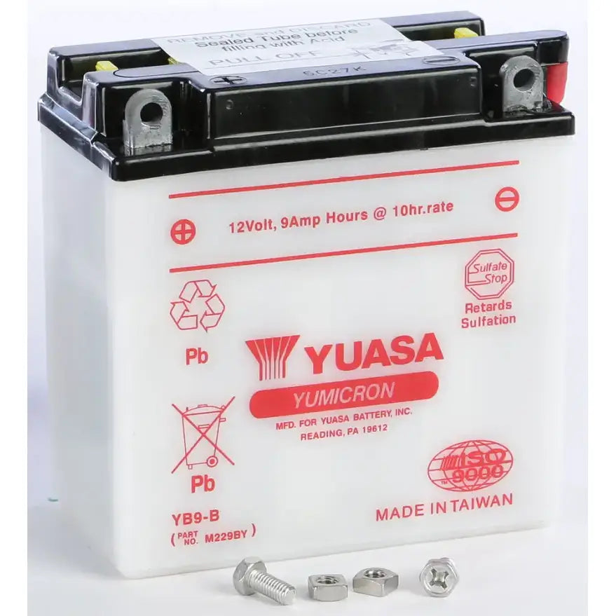 YUAM229BY Battery Yb9 B Conventional 
