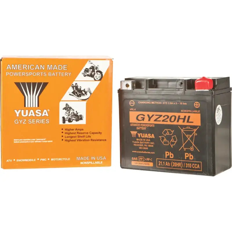 YUASA YUAM720GH Battery Gyz20hl Sealed Factory Activated