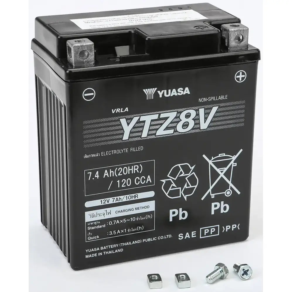YUAM728ZV Battery Ytz8v Sealed Factory Activated 