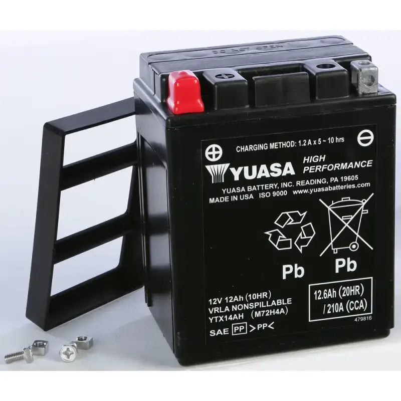 YUAM72H4A Battery Ytx14ah Sealed Factory Activated 