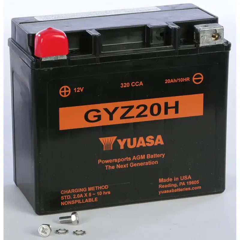 YUASA YUAM72RGH Battery Gyz20h Sealed Factory Activated