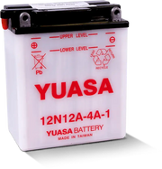 Yuasa 12N12A-4A-1 Conventional 12 Volt Battery - Batteries