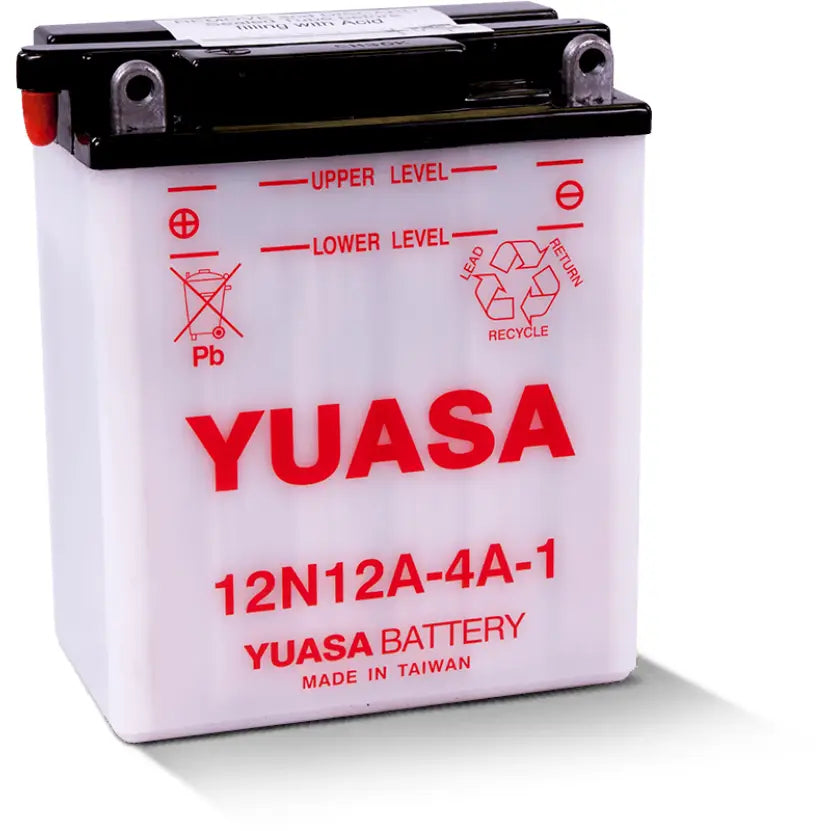 Yuasa Battery YUAM2221B Yuasa 12N12A-4A-1 Conventional 12 Volt Battery