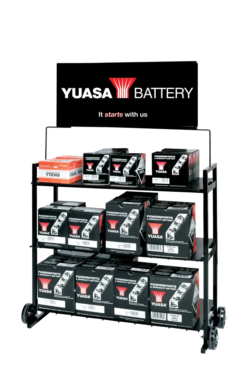 Yuasa Battery Display Large - YUASA