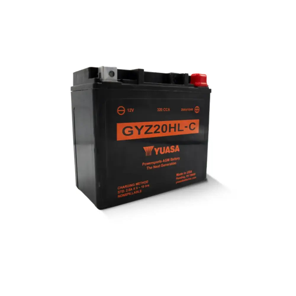 Yuasa GYZ20HLC High Performance Maintenance Free AGM 12 Volt Battery - Yuasa Battery