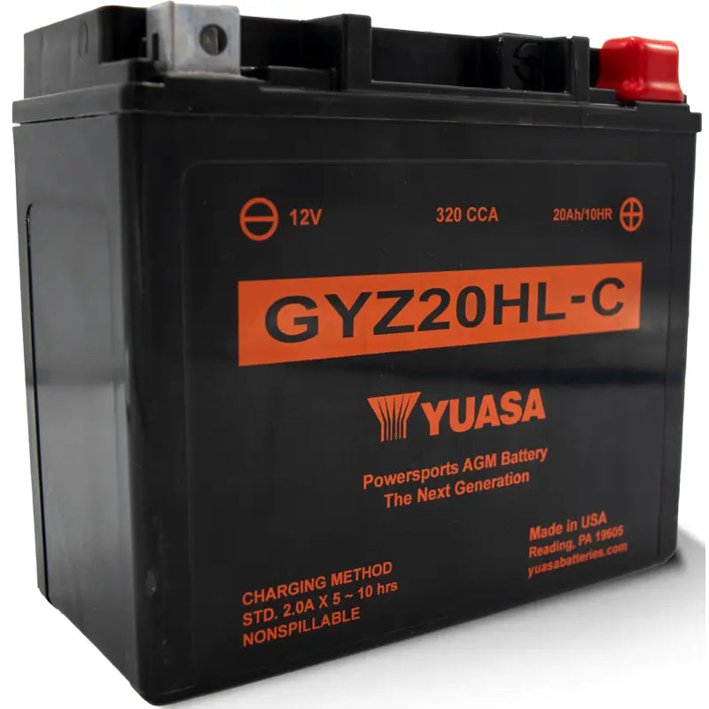 Yuasa Sealed Factory Activated Batteries Yuam720GHC - Battery GYZ20HL-C