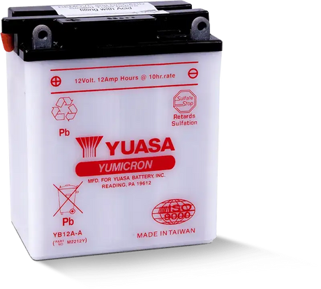 Yuasa YB12A-A Yumicron 12 Volt Battery - Batteries