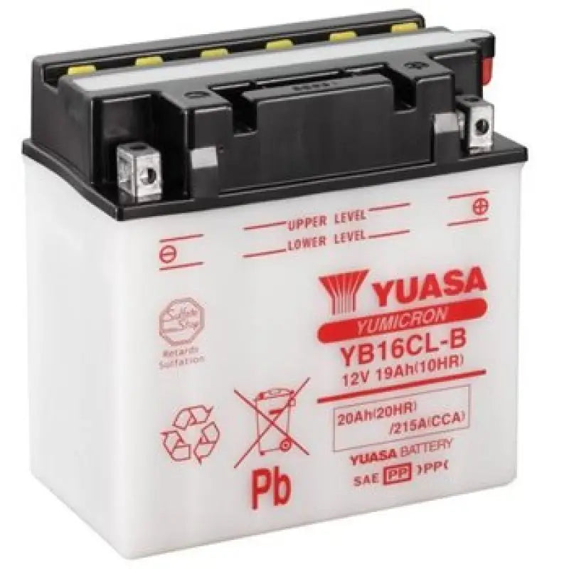 Yuasa Battery YUAM2S6CLTWN Yuasa YB16CL-B Yumicron 12 Volt Battery - YUAM2S6CLTWN