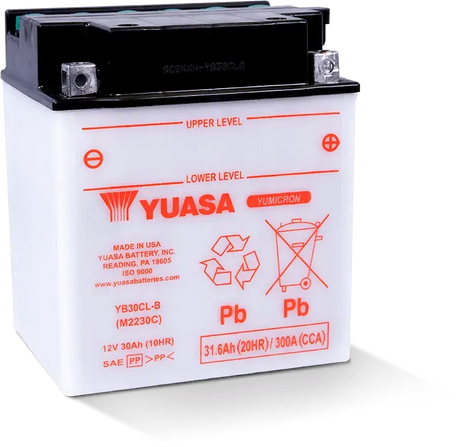 Yuasa YB30CL-B Yumicron CX 12 Volt Battery - Batteries