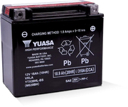 Yuasa YTX20HL-BS High Performance AGM Battery for RV, automotive, powersports, off-road, marine, exterior truck accessories, interior, truck bed, RV parts, apparel, helmets, racing, riding, BMX.