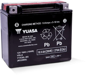 Yuasa YTX20L-BS Maintenance Free AGM 12 Volt Battery (Bottle Supplied) - Batteries